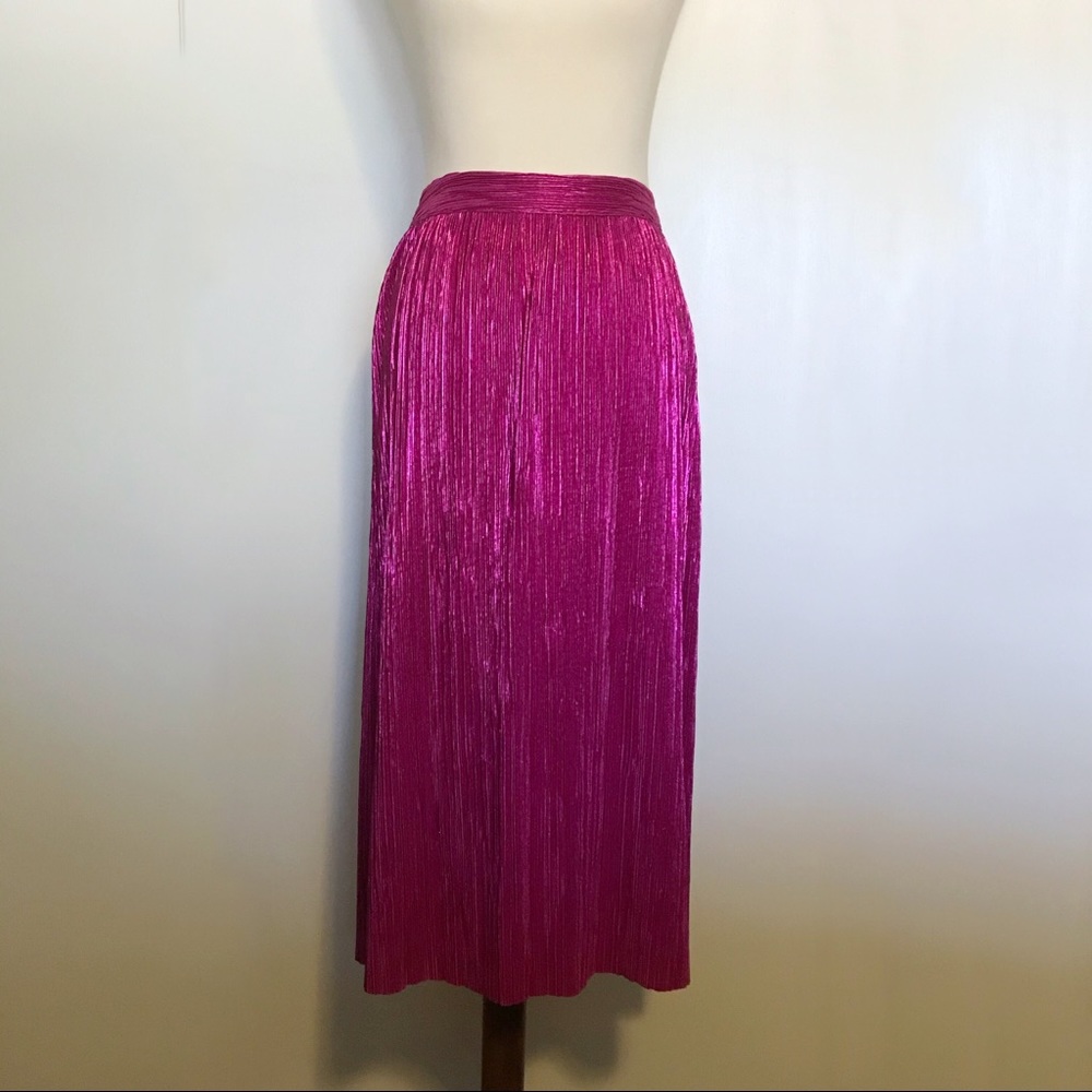 For Love & Lemons Marion Iridescent Midi Skirt - Picture 5 of 15